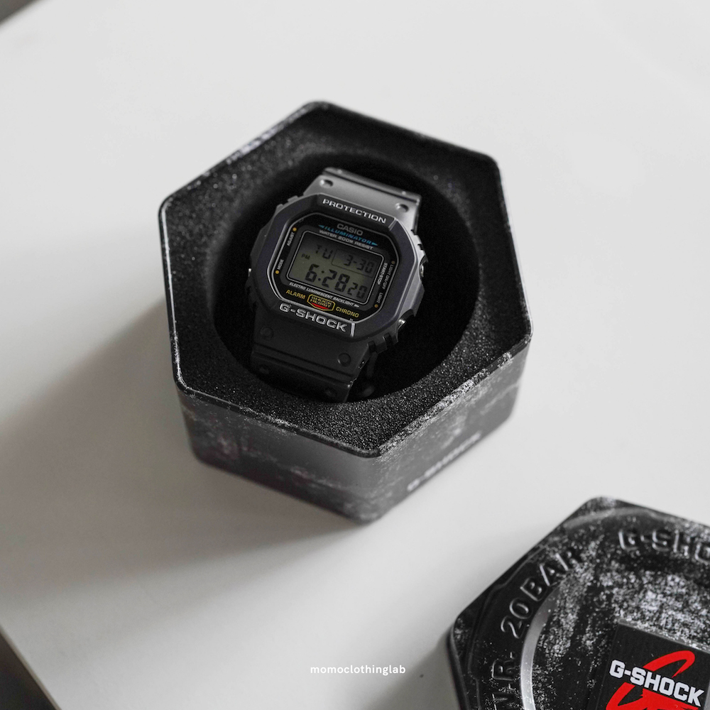 Casio G-Shock DW-5600E-1VQ 穿搭必備款