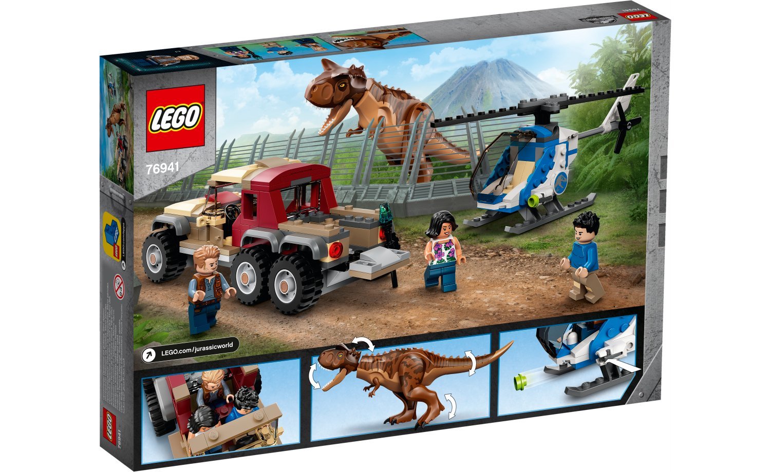 [飛米樂高積木磚賣店] LEGO 76941 Jurassic-牛龍追逐戰