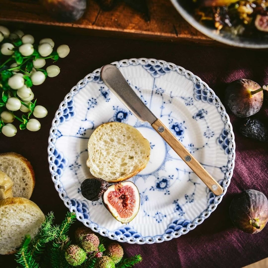 SABRE | Bistrot 復古酒館鈕扣系列 | 奶油抹刀 | 霧面 | 柚木