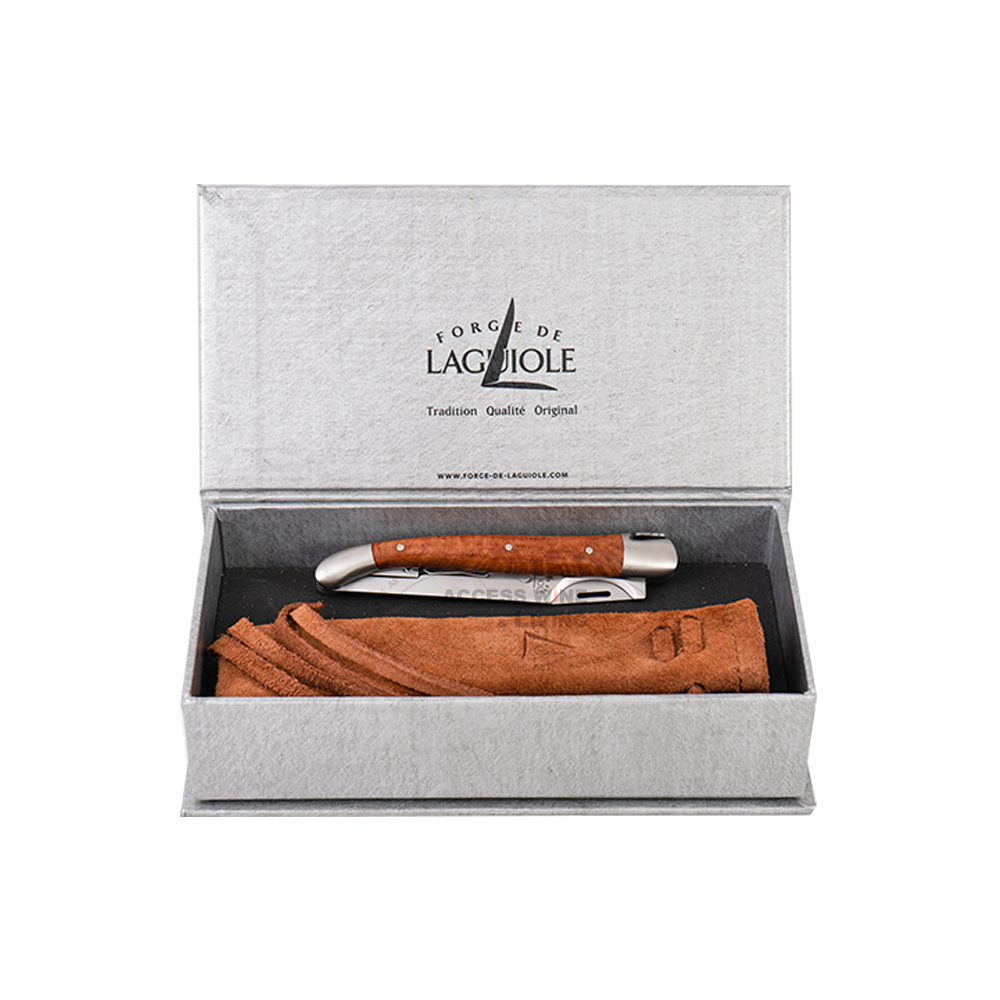 FORGE DE LAGUIOLE | 石楠根木霧面雪茄剪