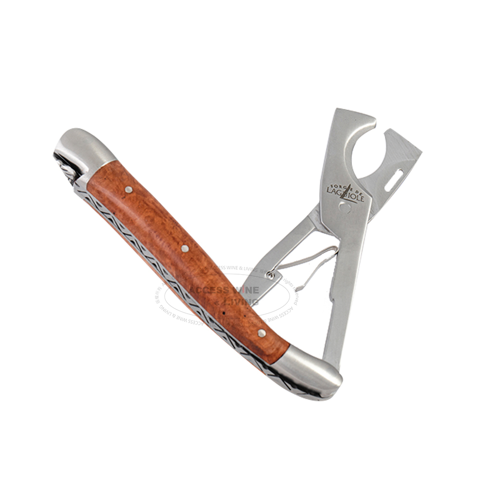 FORGE DE LAGUIOLE | 石楠根木霧面雪茄剪