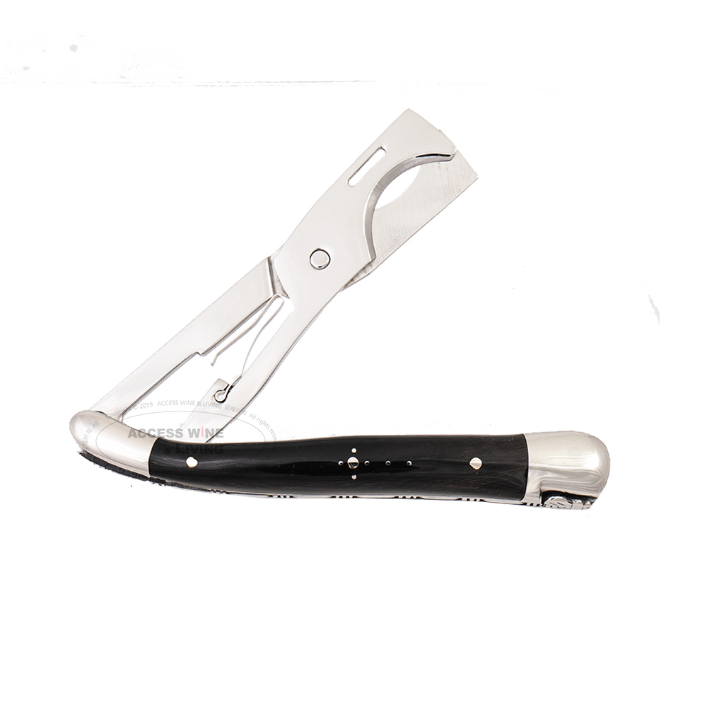 Forge de Laguiole Cigar Scissors - Cutter Dark Horn Tip