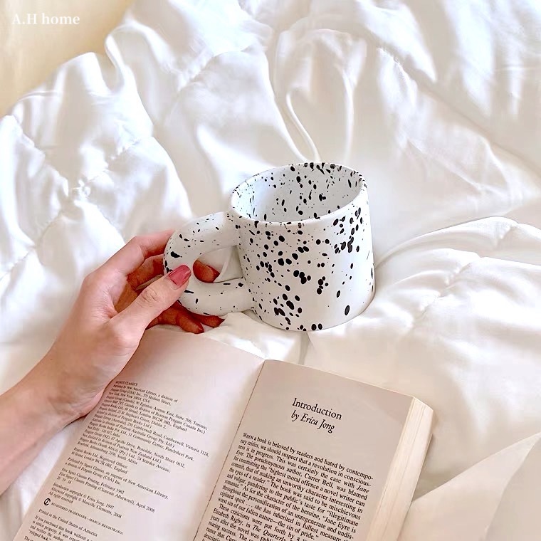 【ＡＨ503】韓國ins潑墨芝麻杯盤