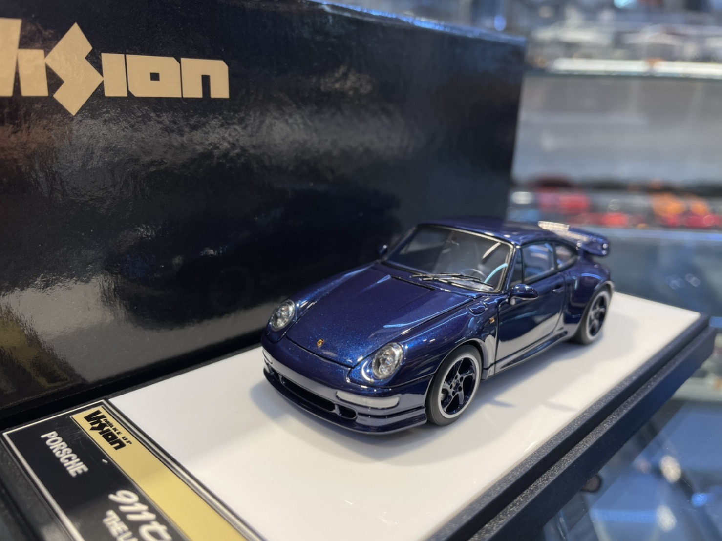 MakeUp VM218 Porsche 911(993) Turbo Blue 1/43 (Resin)