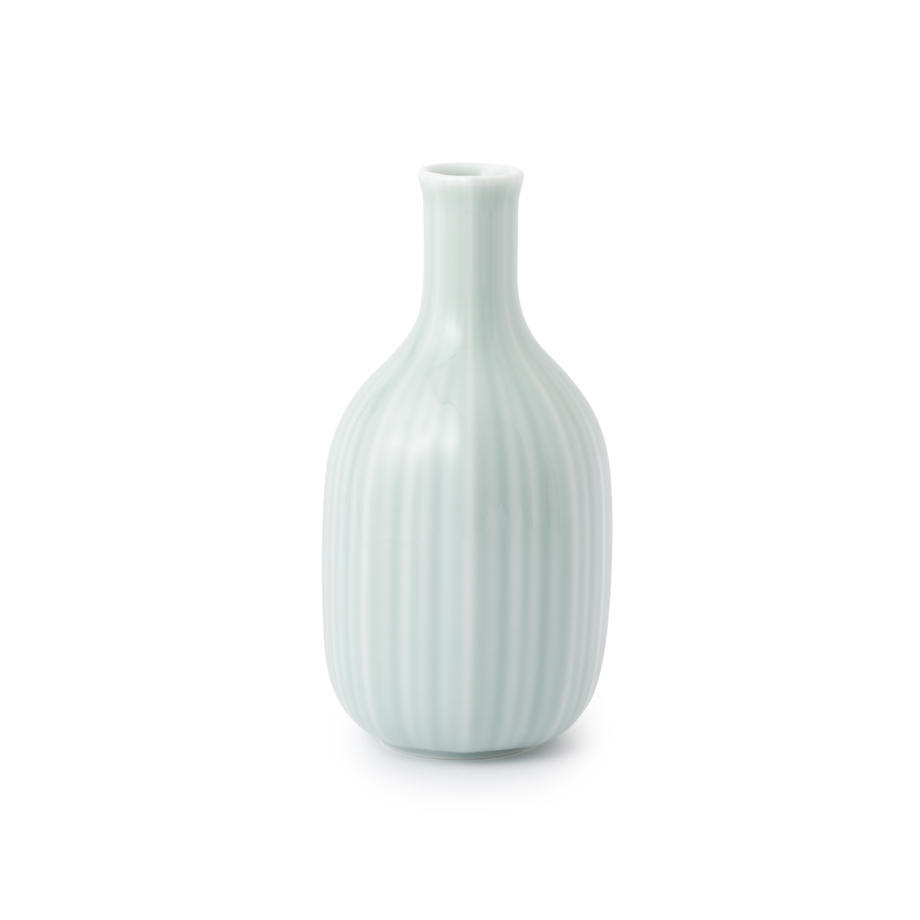 虎仙窯  鍋島青瓷 清酒壺