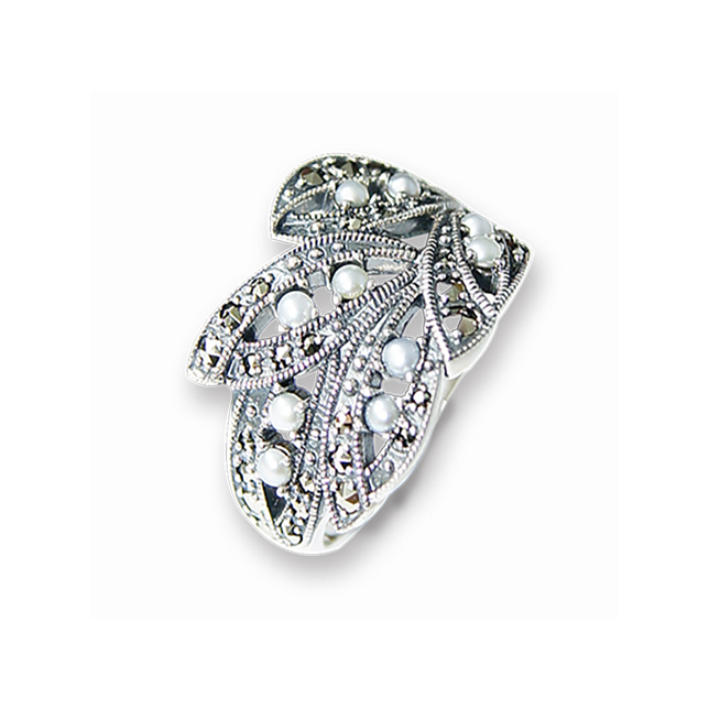 葉子小米珠戒指 OP1920