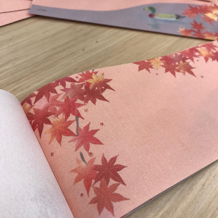 Omichiko 記事紙 鴨子與秋葉