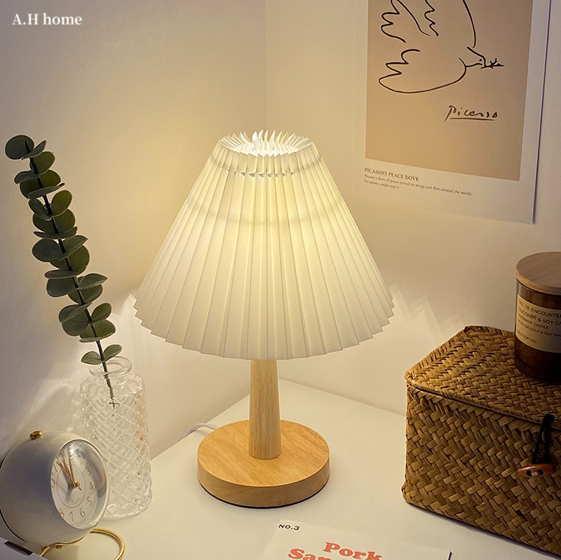【ＡＨ511】韓國ins簡約三色調光百摺檯燈