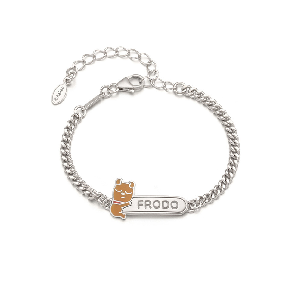 MiniGOLD x Kakao Friends Name Stick Kids Bracelet BLKS1161 - FRODO