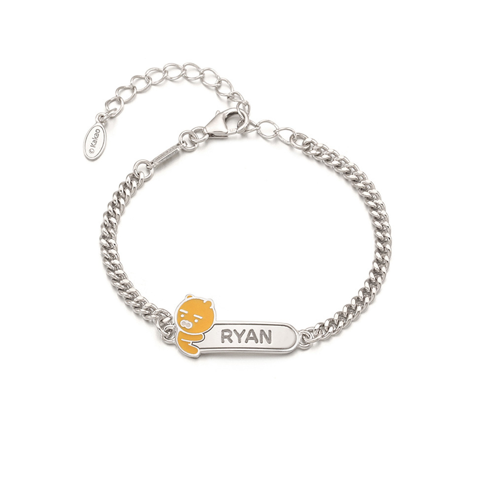 MiniGOLD x Kakao Friends Name Stick Kids Bracelet BLKS1156 - RYAN
