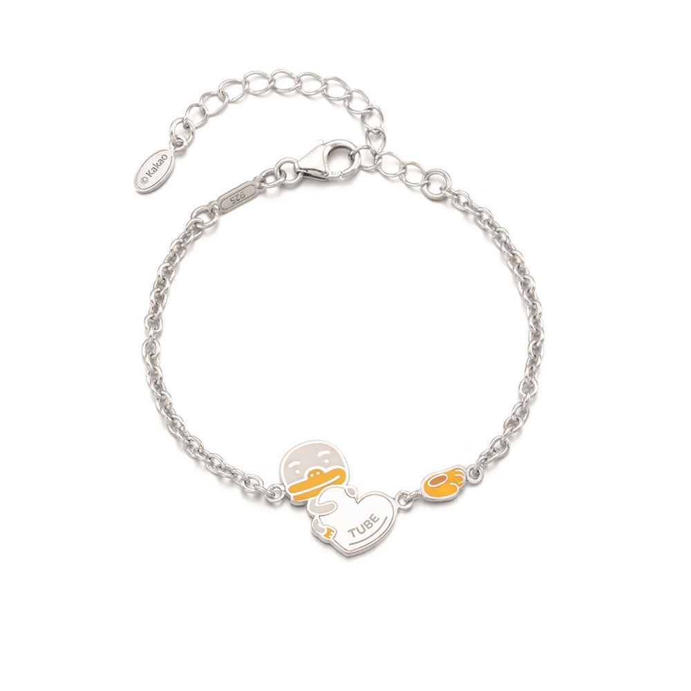 MiniGOLD x Kakao Friends Heart Kids Bracelet BLKS1166 - TUBE