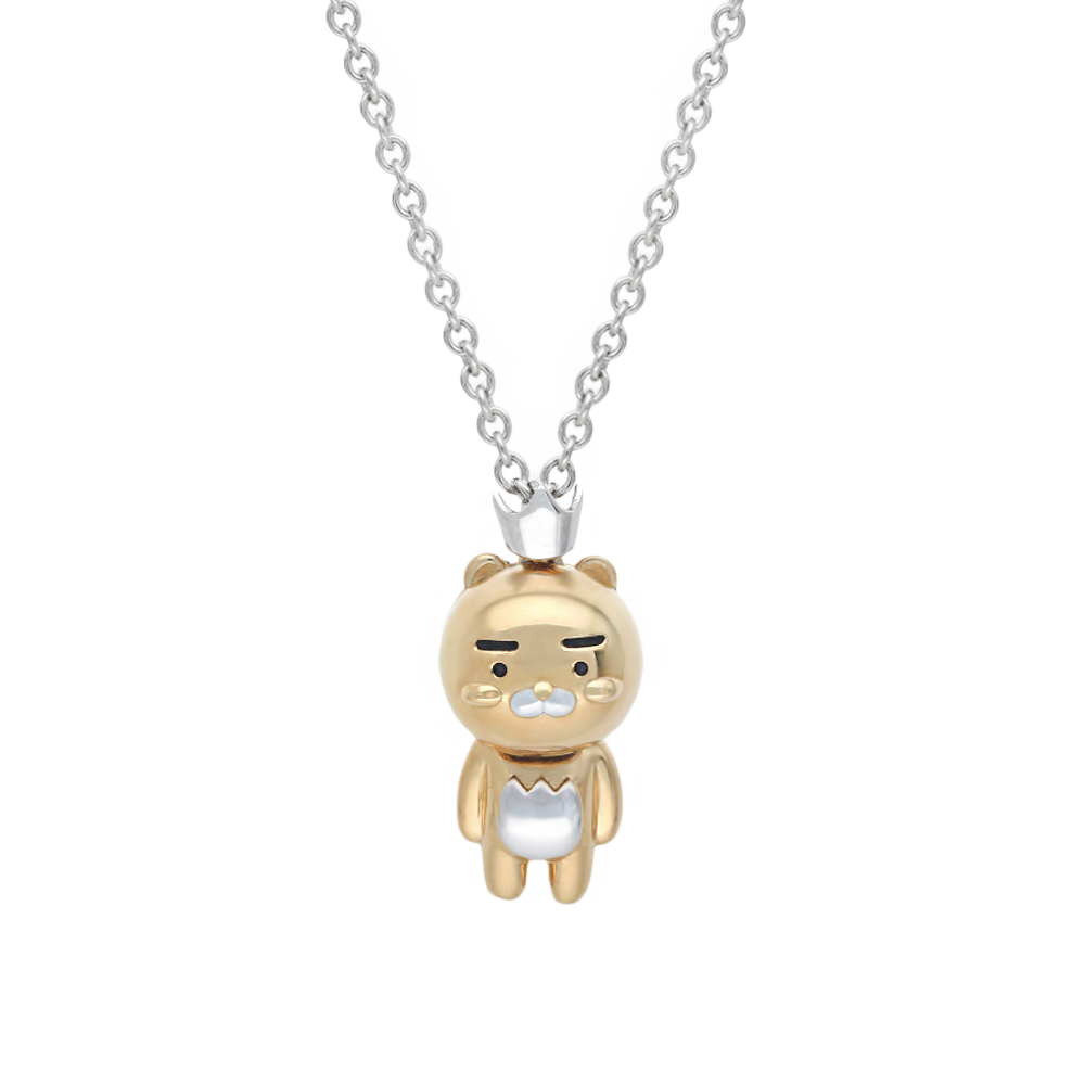 MiniGOLD x Kakao Friends Moving Kids Necklace NLKM1083 - RYAN