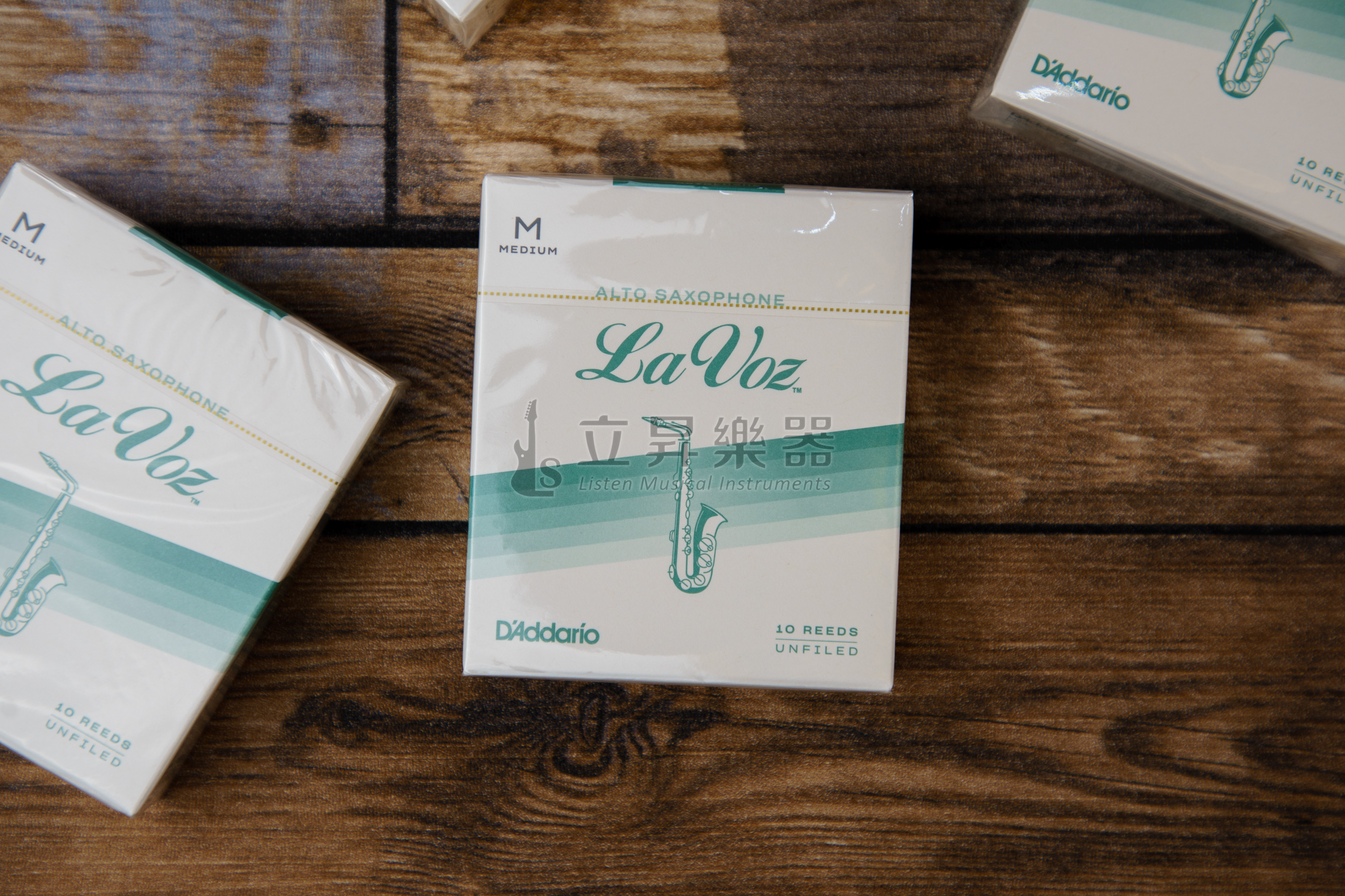 D'Addario LV-A-M LaVoz系列 ALTO中音薩克斯風竹片 Alto Saxophone 10片裝 RJC10MD 硬度:Medium 2.5號