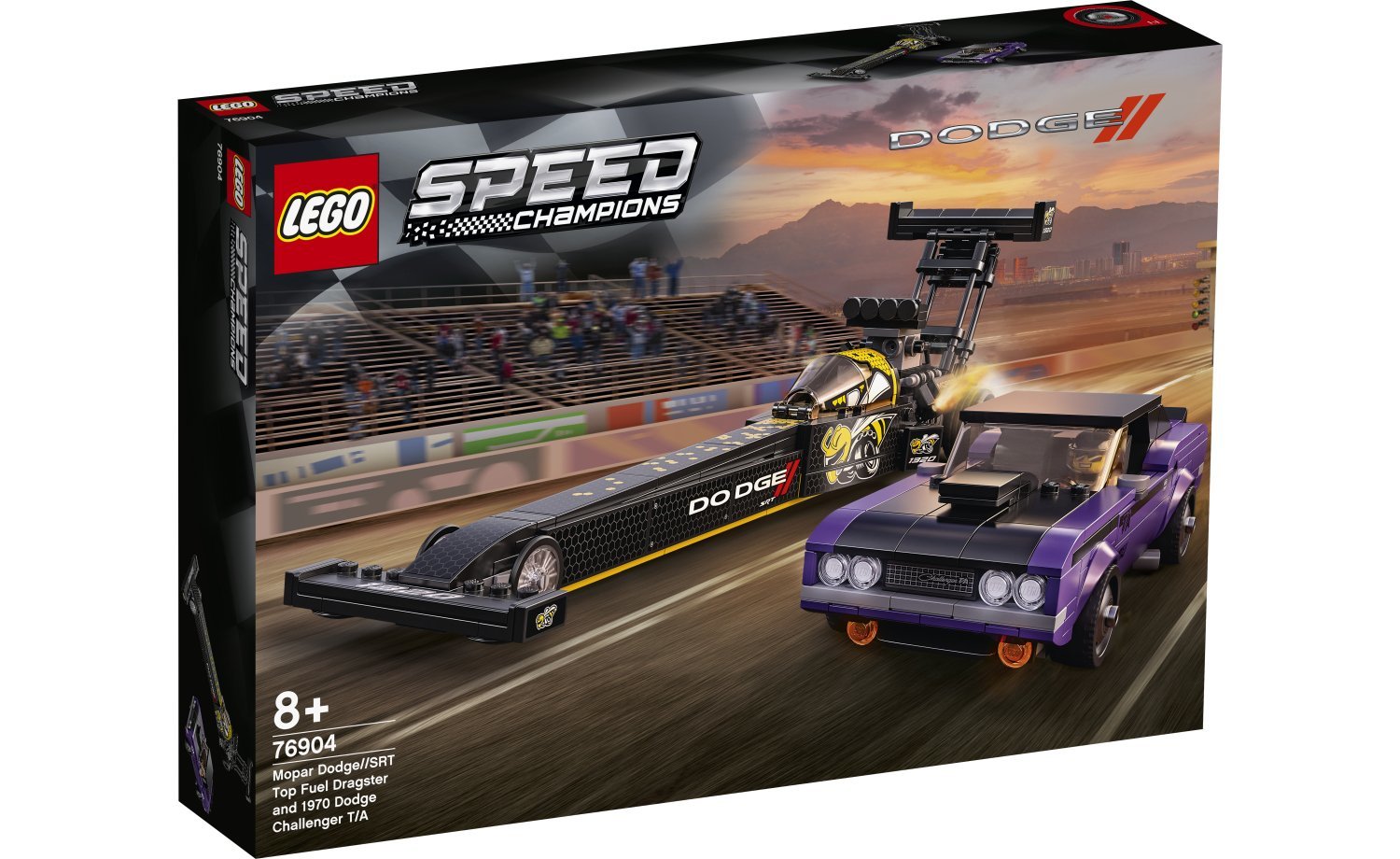 [飛米樂高積木磚賣店] LEGO 76904 道奇Top Fuel&1970挑戰者T/A
