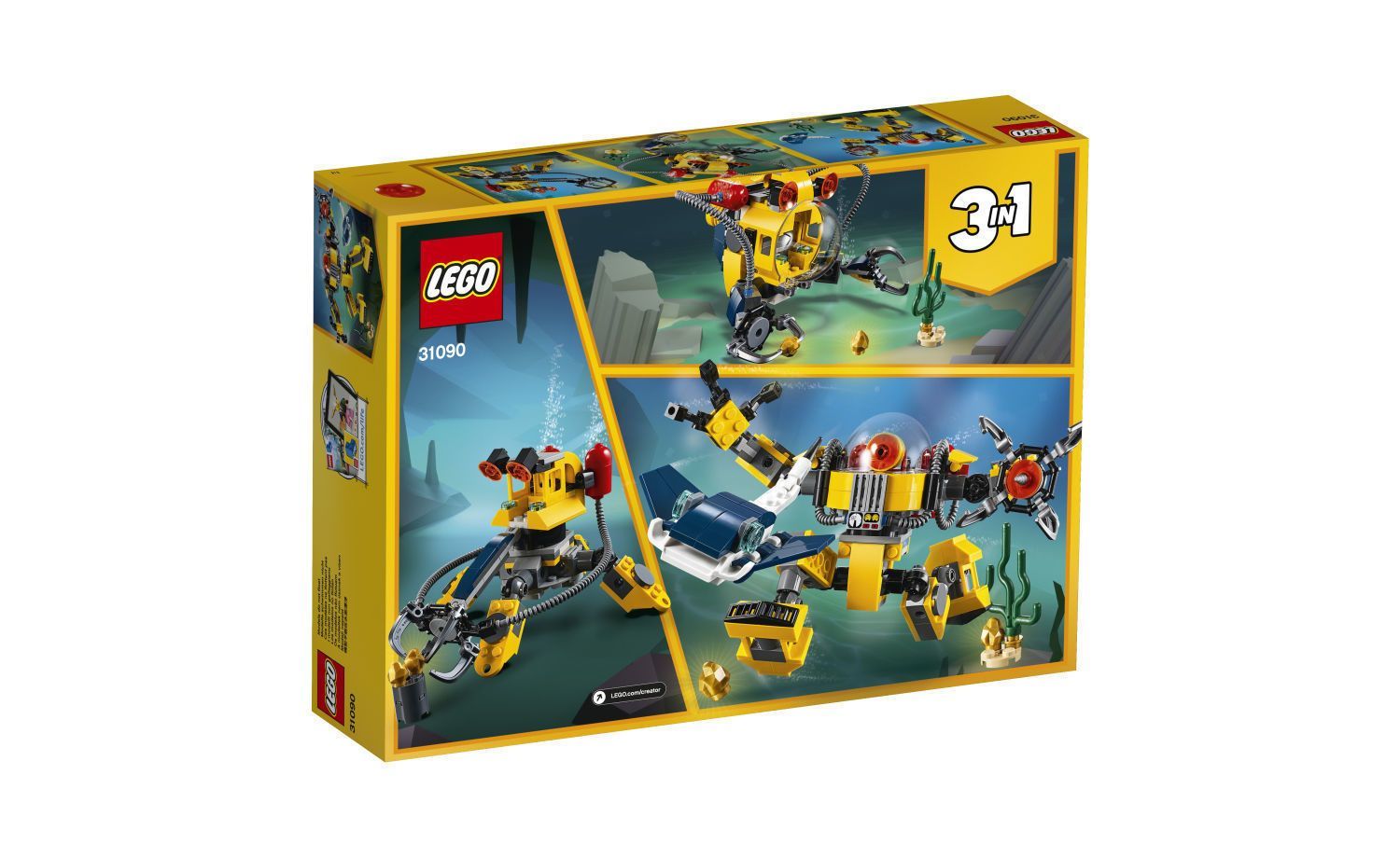 [飛米樂高積木磚賣店] LEGO 31090 Creator 3 合 1 水底機器人