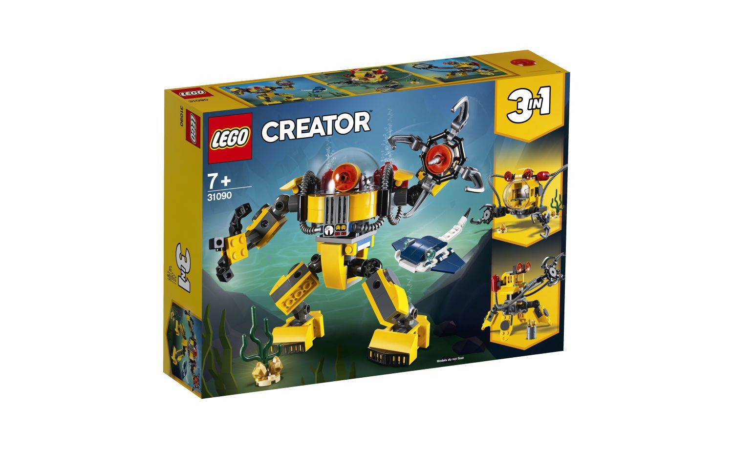 [飛米樂高積木磚賣店] LEGO 31090 Creator 3 合 1 水底機器人