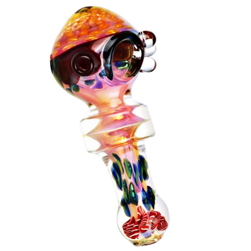 ARTISANAL INSIDE OUT RINGNECK SPOON PIPE