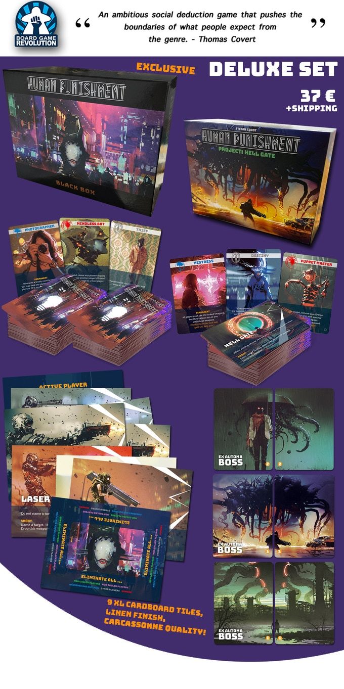 Human Punishment Deluxe Set 豪華套裝（基礎游戲Black Box+擴展Project: Hell Gate）