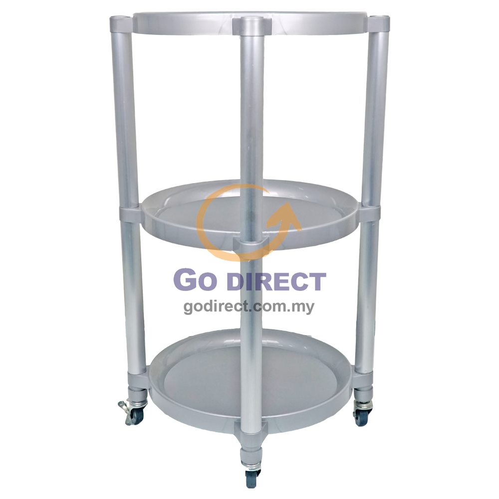 TOYOGO 3T Plastic Serving Cart (681) Malaysia
