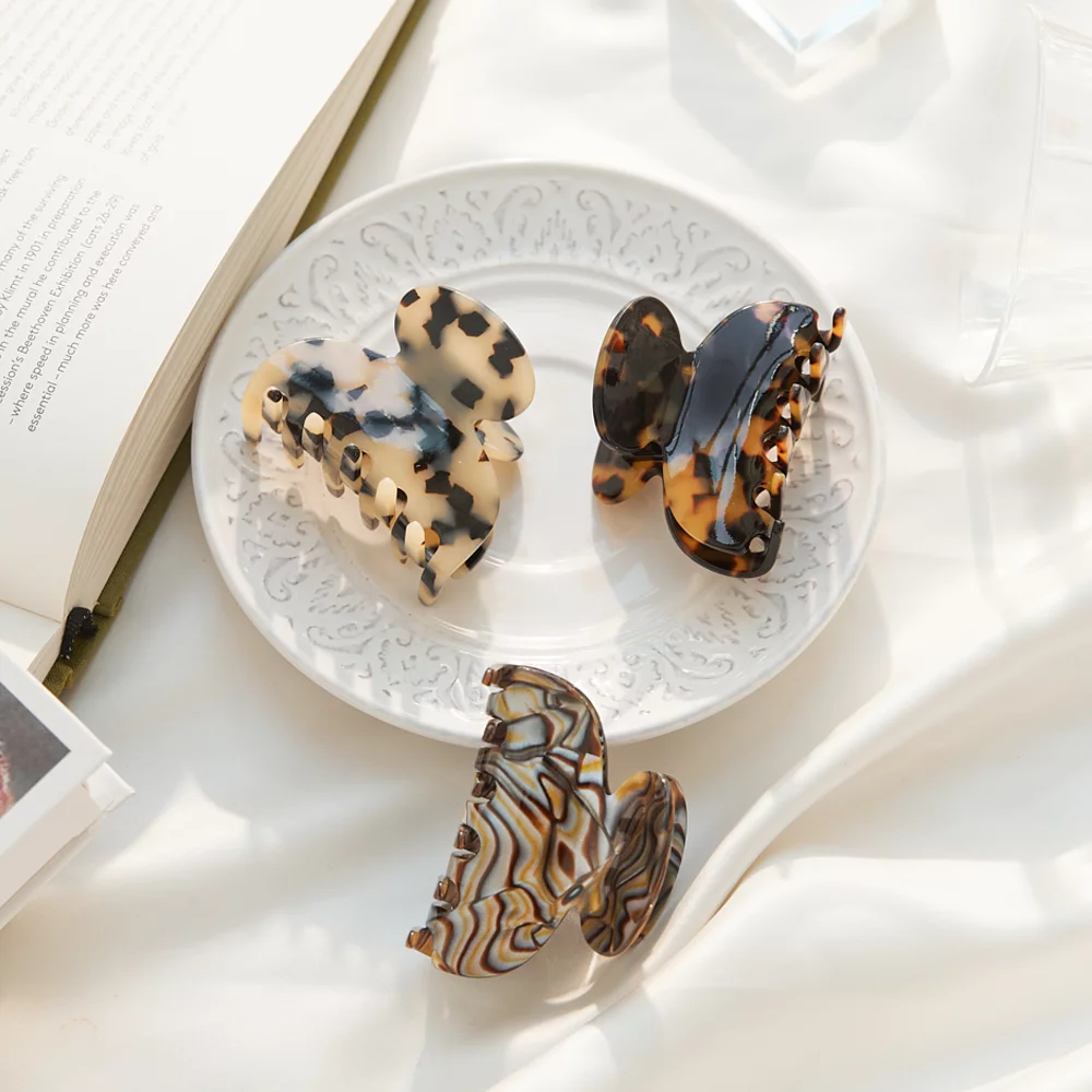 FRANCE LUXE 經典小抓夾〈琥珀色〉