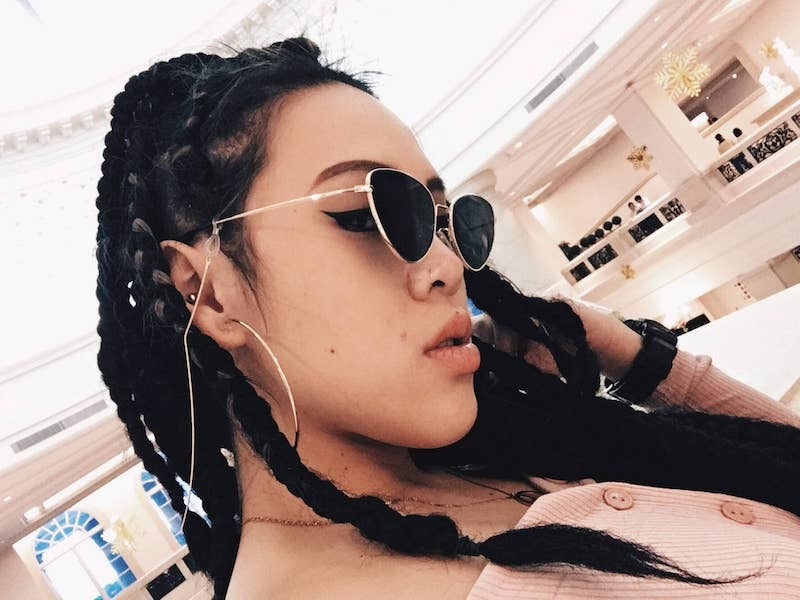 貓眼金屬太陽眼鏡