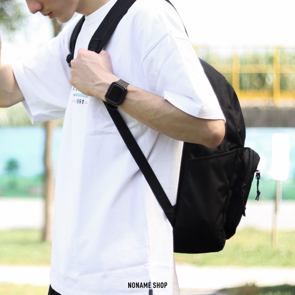 CONVERSE All Star 經典 基本款 黑白 電繡 LOGO 後背包 黑