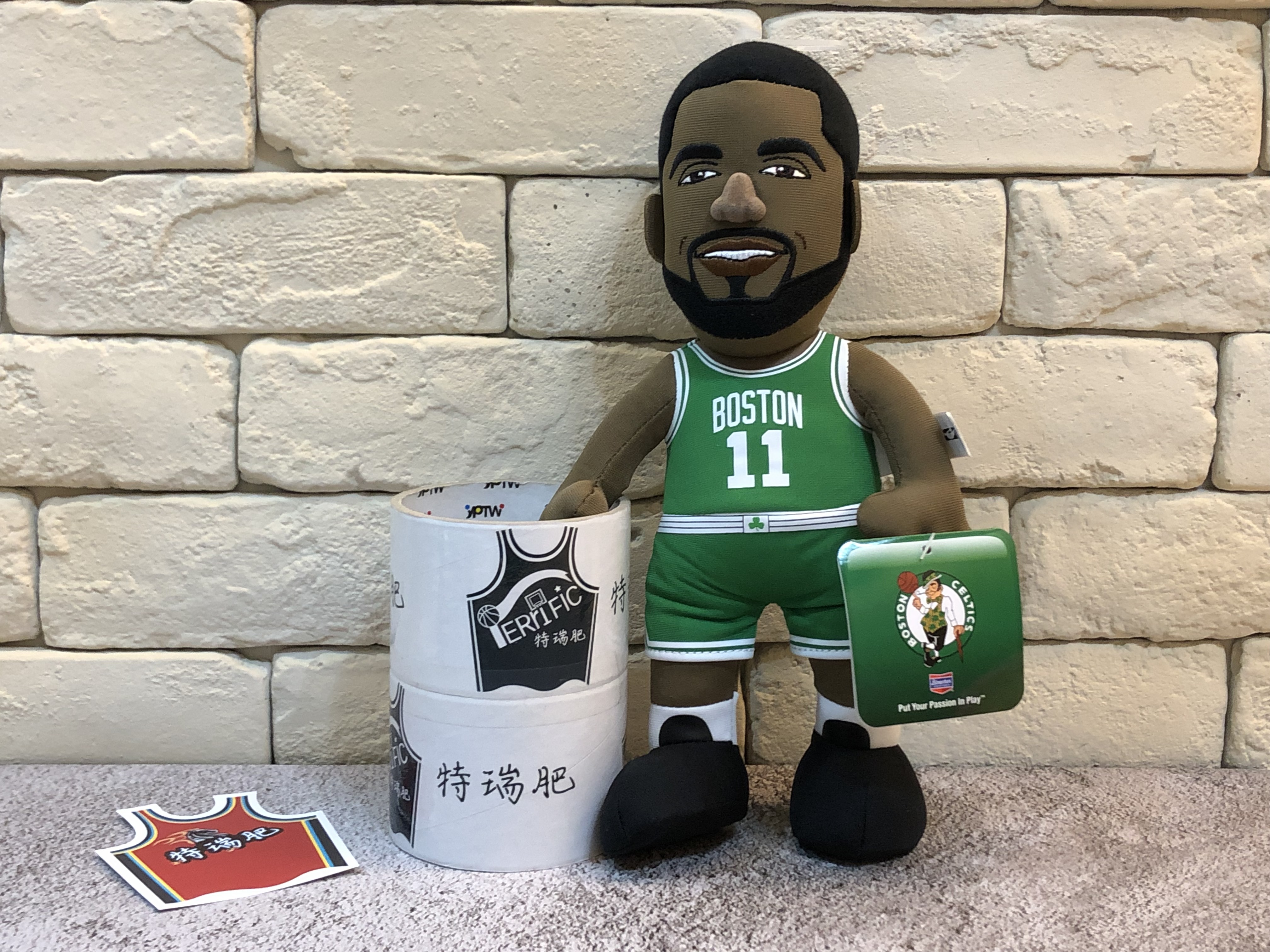 NBA公仔 Kyrie Irving 波士頓賽爾提克綠 Bleacher Creatures 全新
