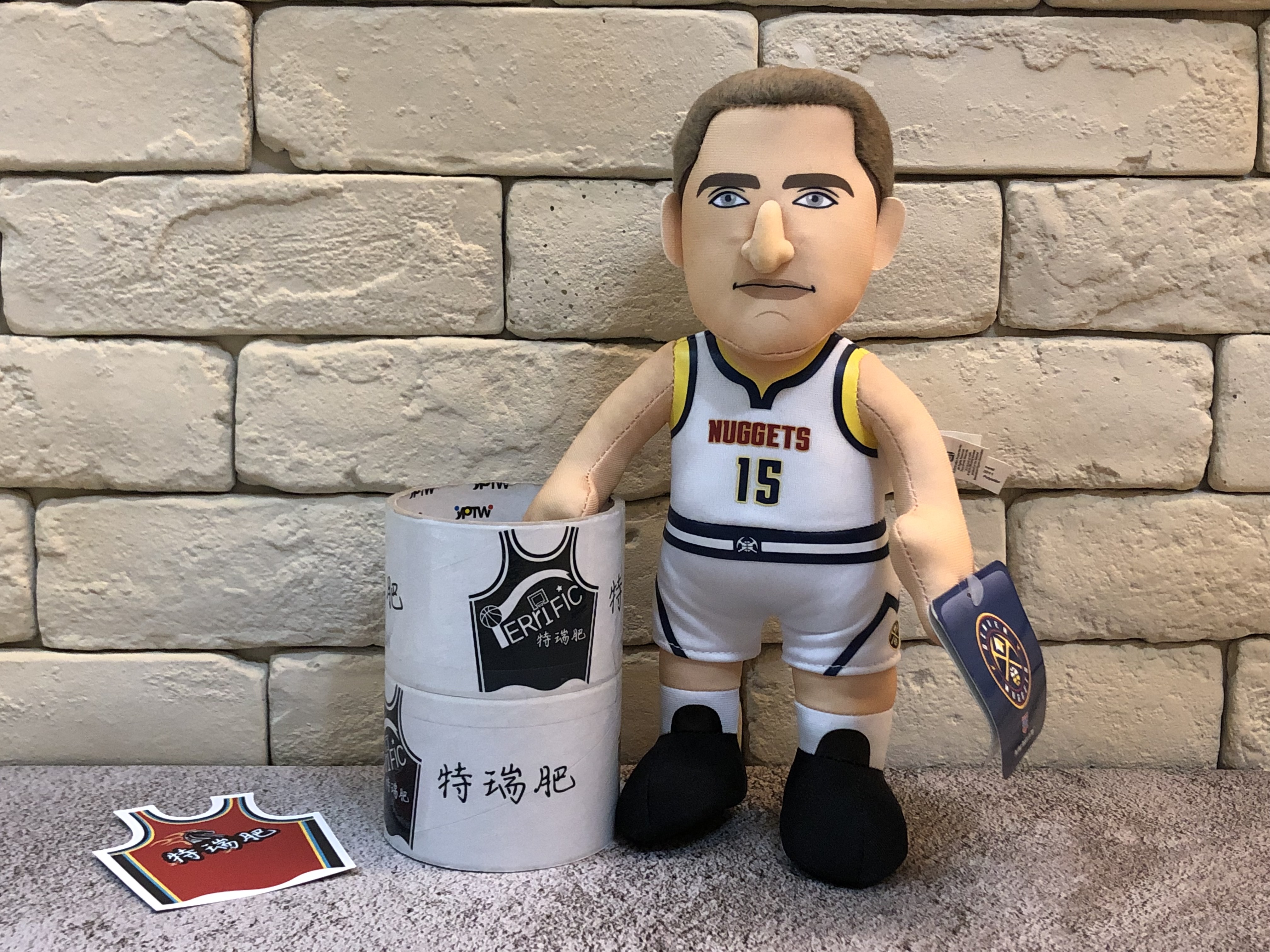 NBA公仔 Nikola Jokic 丹佛金塊白 Bleacher Creatures 全新