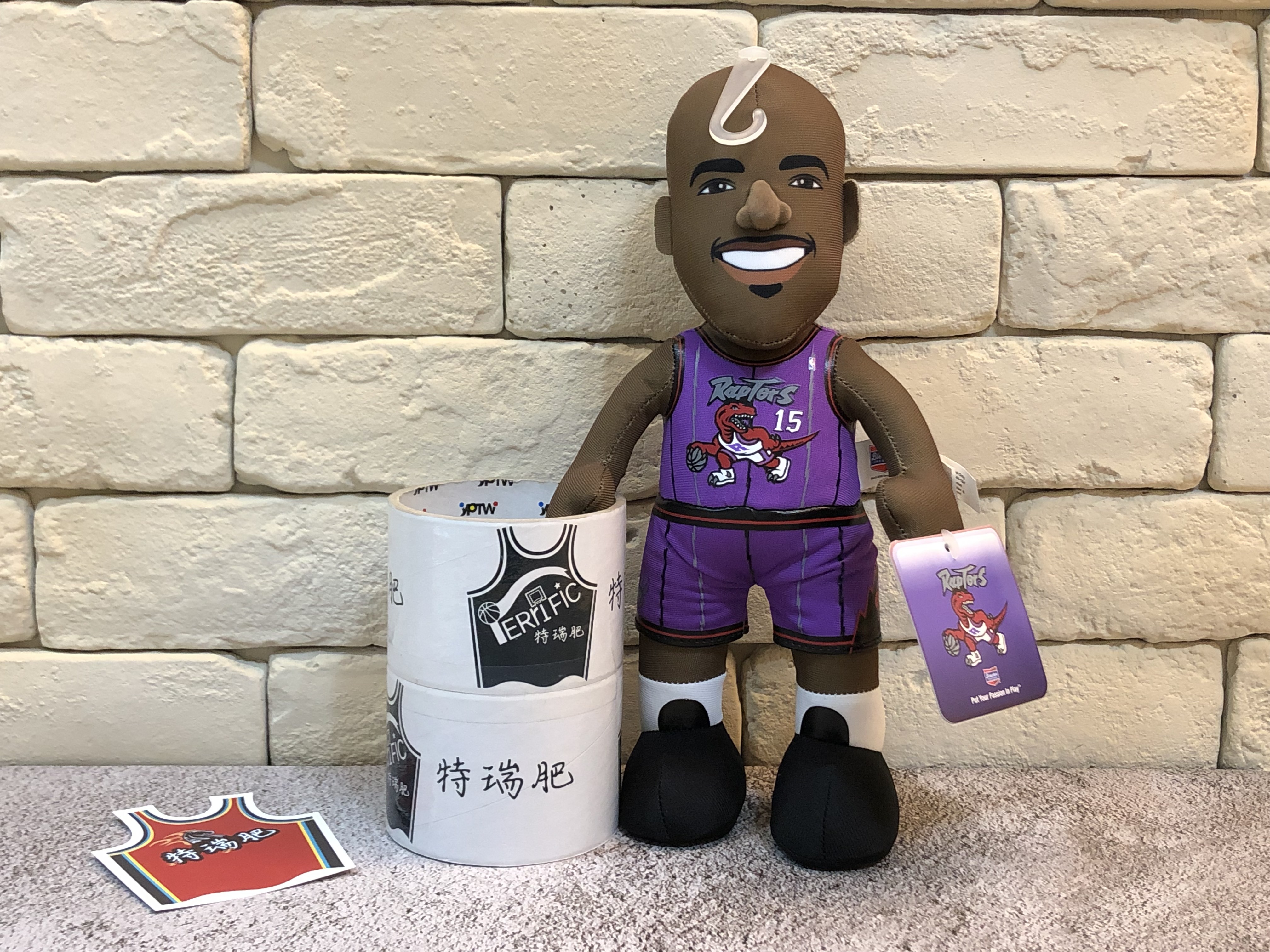 NBA公仔 Vince Carter 多倫多暴龍紫大圖 Bleacher Creatures 全新