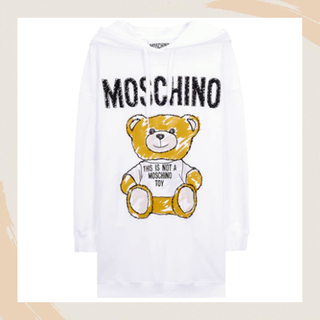 【名牌代購】Moschino Teddy Bear Hoodie Dress
