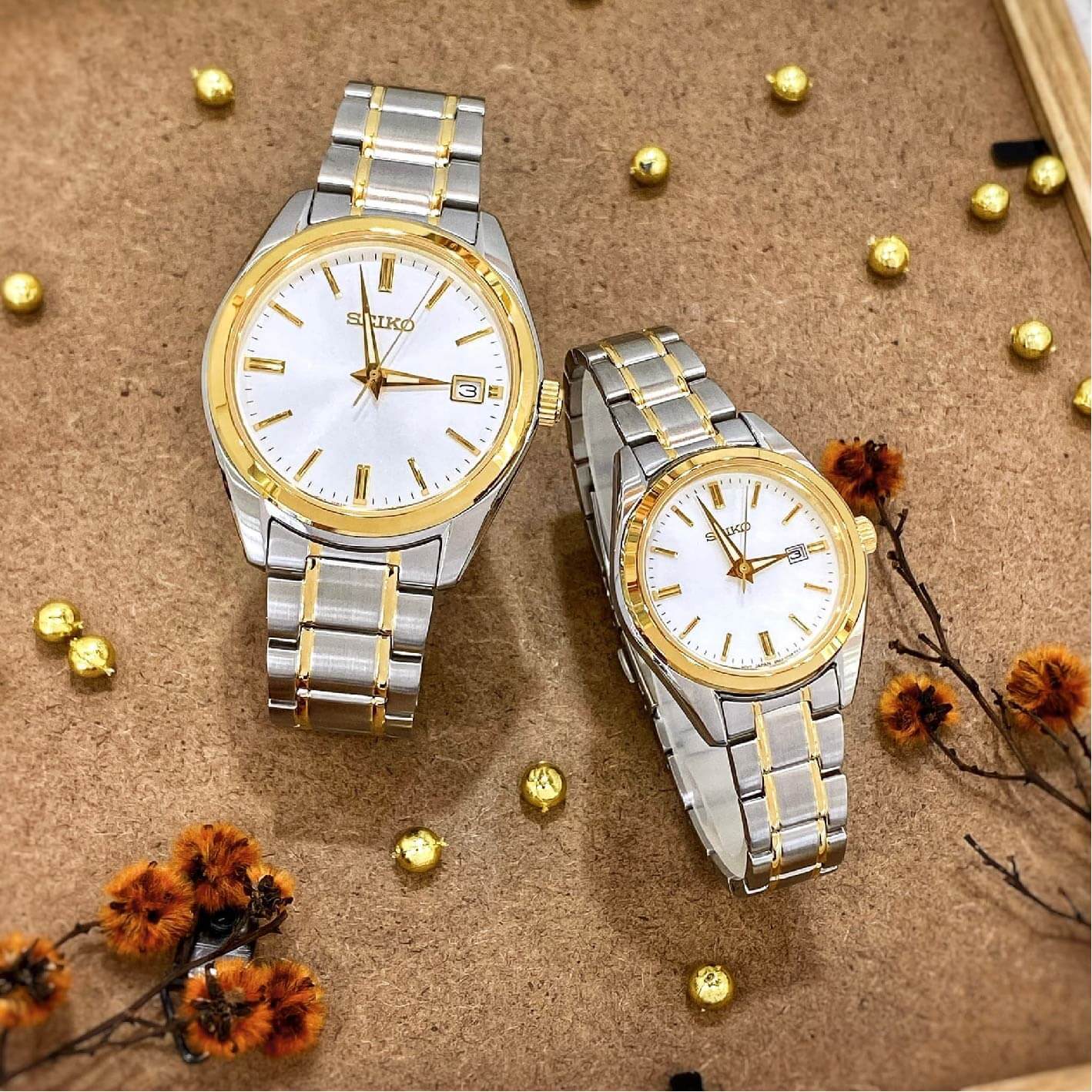 【SEIKO 精工】CS系列 經典半金對錶 6N52-00A0KS (39mm) / 6N22-00K0GS (30mm)  現代鐘錶