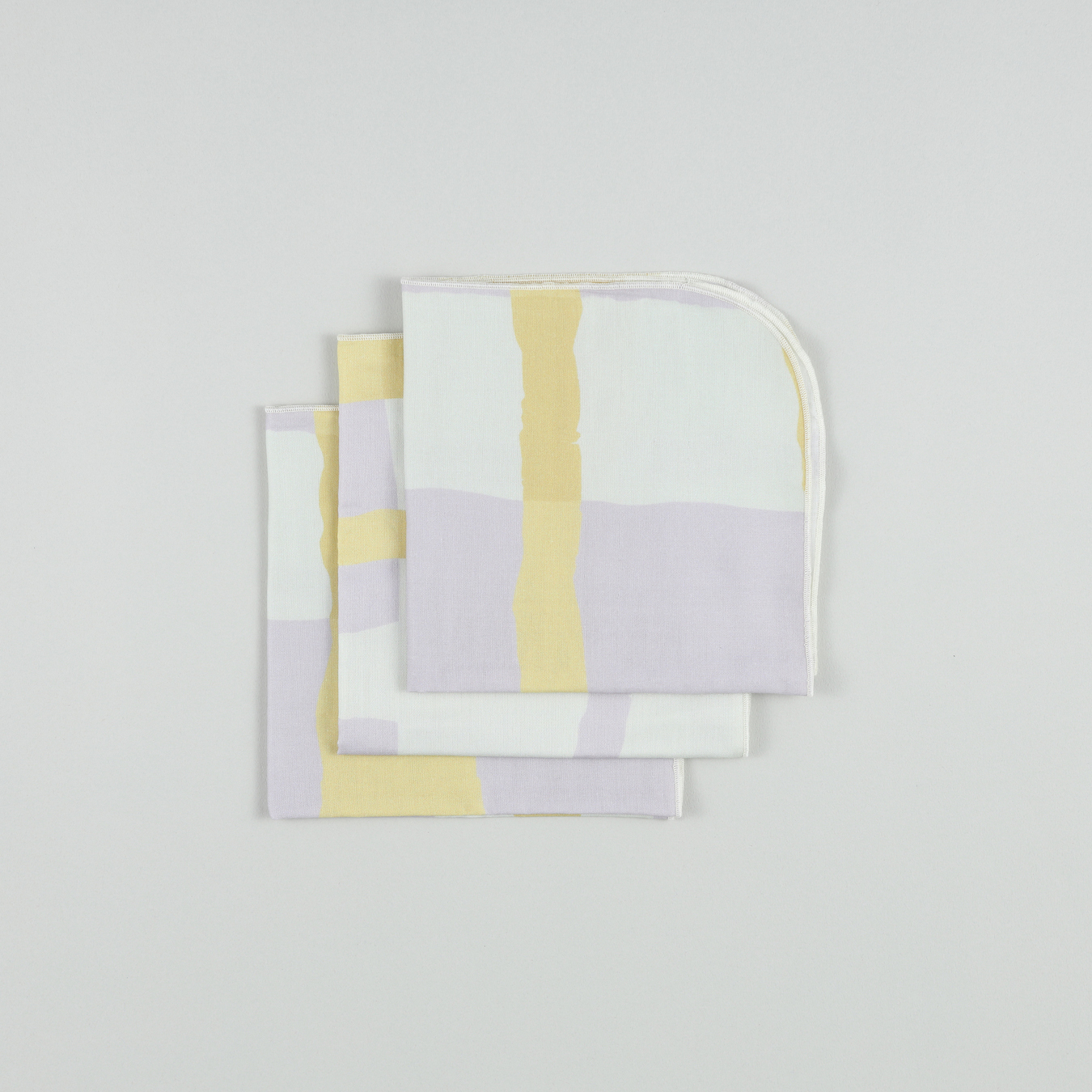 二重紗手帕 / 防水漆黃紫