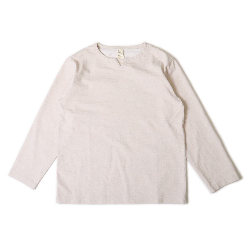 Jackman Dotsume Skipper L/S T-Shirt Ash