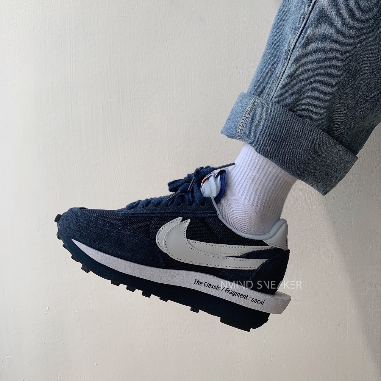 Sacai X Fragment Design X Nike LDWaffle 三方聯名藍