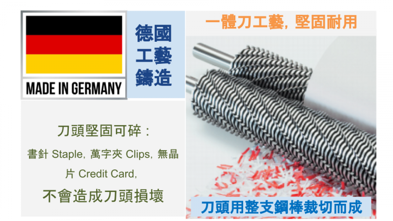 EBA 1126 3x25mm Cross-Cut Personal Shredder 6 sheets 20 Liters (Made in Germany)