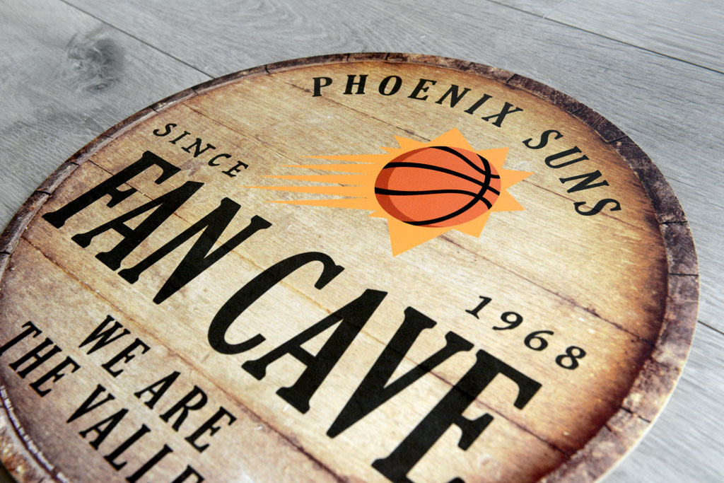 WinCraft 鳳凰城太陽隊 14吋 圓形木板裝飾