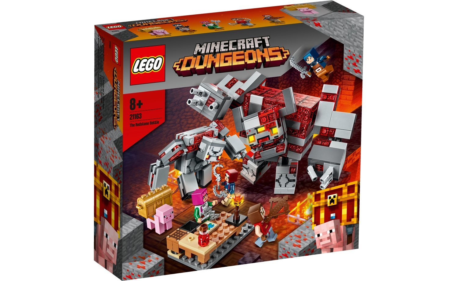 [飛米樂高積木磚賣店] LEGO 21163 Minecraft-紅石之戰