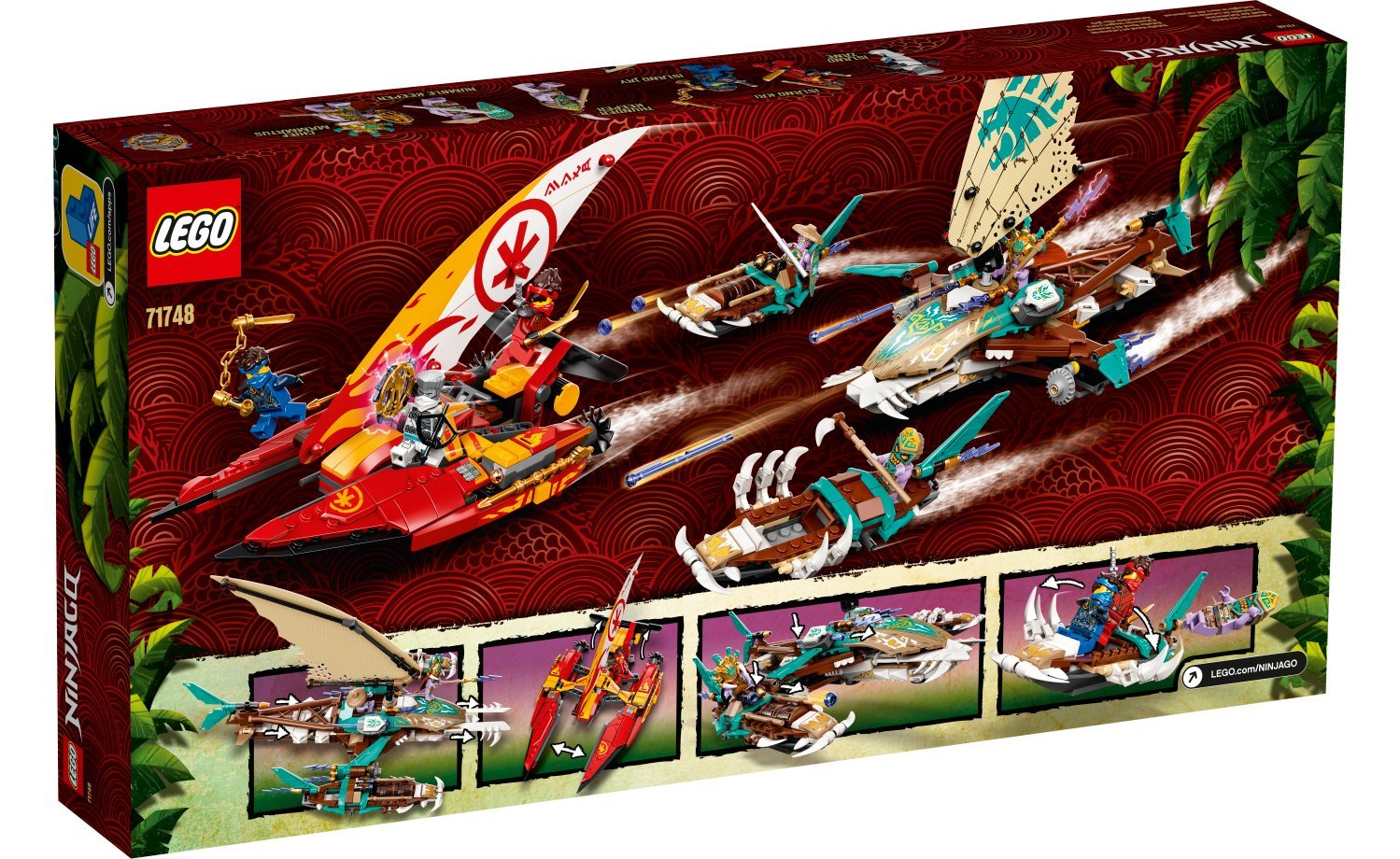 [飛米樂高積木磚賣店] LEGO 71748 Ninjago-雙體船海上大戰