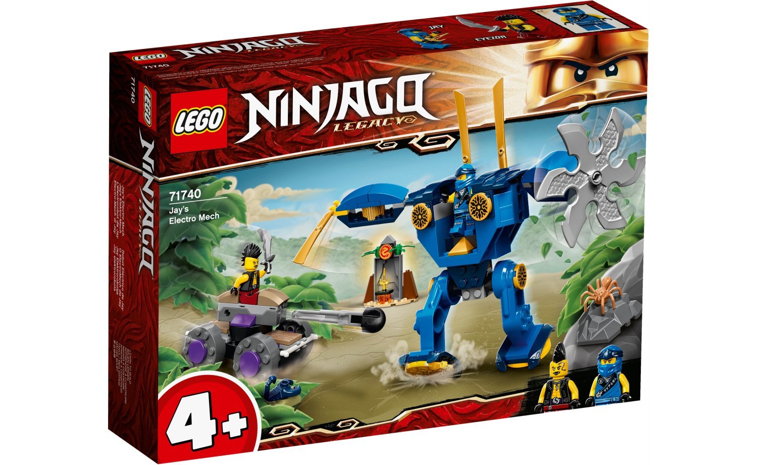 [飛米樂高積木磚賣店] LEGO 71740 Ninjago-阿光的電氣機器人
