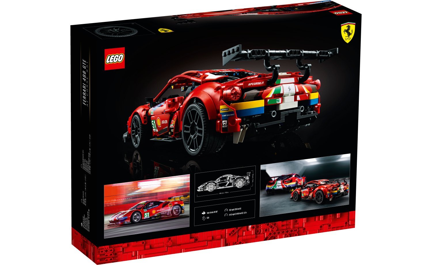 [飛米樂高積木磚賣店] LEGO 42125 Technic- Ferrari 488 GTE “AF Corse #51”