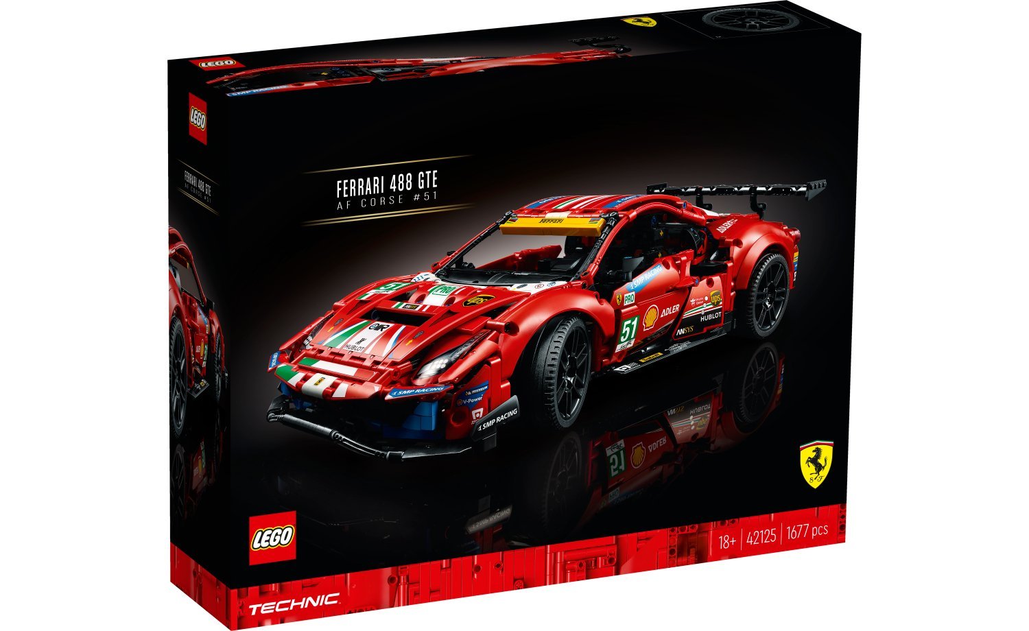 [飛米樂高積木磚賣店] LEGO 42125 Technic- Ferrari 488 GTE “AF Corse #51”