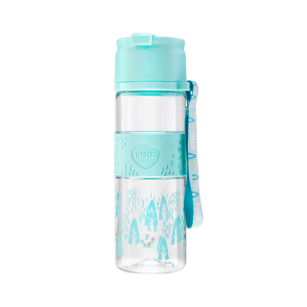 【FARLIN】 GULU GULU 成長水杯-藍(掀蓋直飲款)