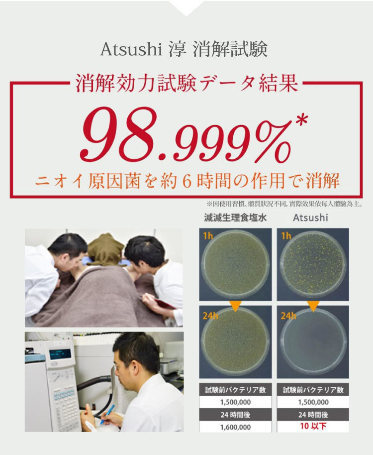 日本消味神皂 黑職柿軽肌皂 實驗