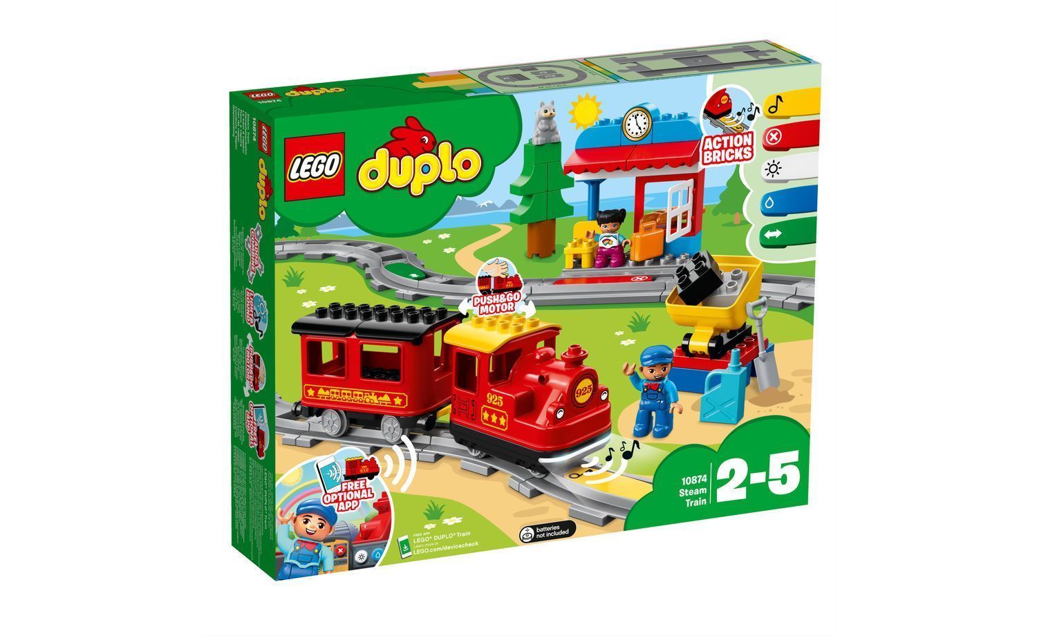 [飛米樂高積木磚賣店] LEGO 10874 Duplo-蒸汽列車