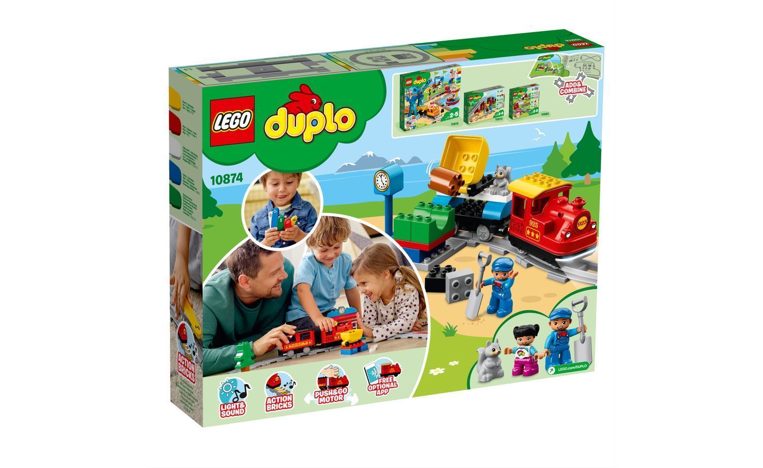 [飛米樂高積木磚賣店] LEGO 10874 Duplo-蒸汽列車
