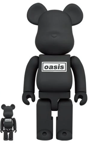 Oasis Black Rubber Coating BE@RBRICK 100%+400%
