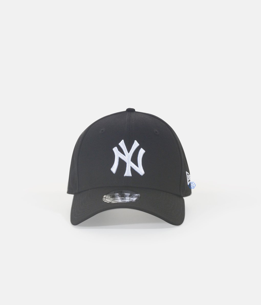 New Era 9Forty Cap NY 黑底 白Logo棒球帽