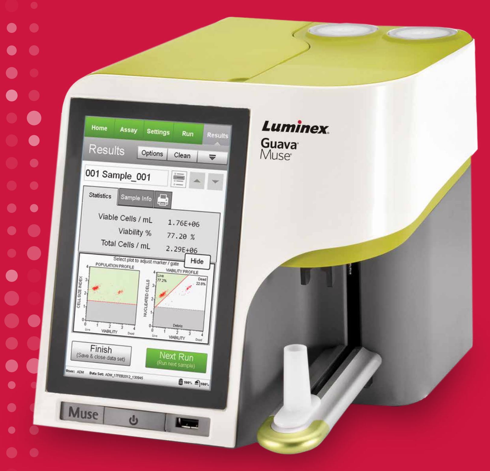 LUMINEX MUSE 智慧型觸控細胞分析儀