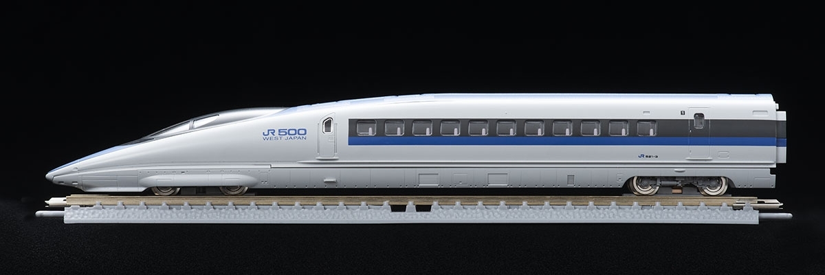 Tomix FM-009 N Scale JR 500 Series Tokaido/Sanyo Shinkansen Lead Car Museum Model (Unpowered, With Head and Tail Lights)