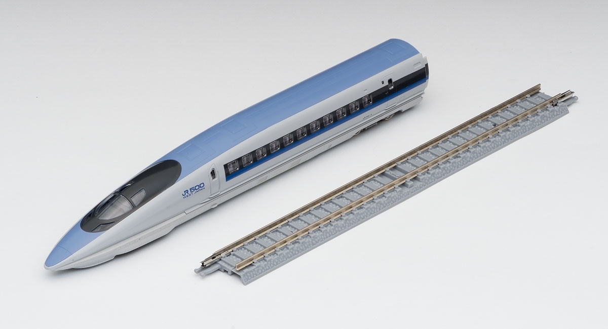 Tomix FM-009 N Scale JR 500 Series Tokaido/Sanyo Shinkansen Lead Car Museum Model (Unpowered, With Head and Tail Lights)